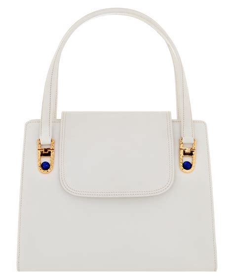 womens white vintage gucci bag